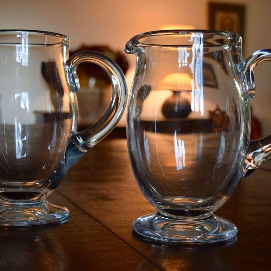 A Pair Of Baccarat Vence Water Jugs