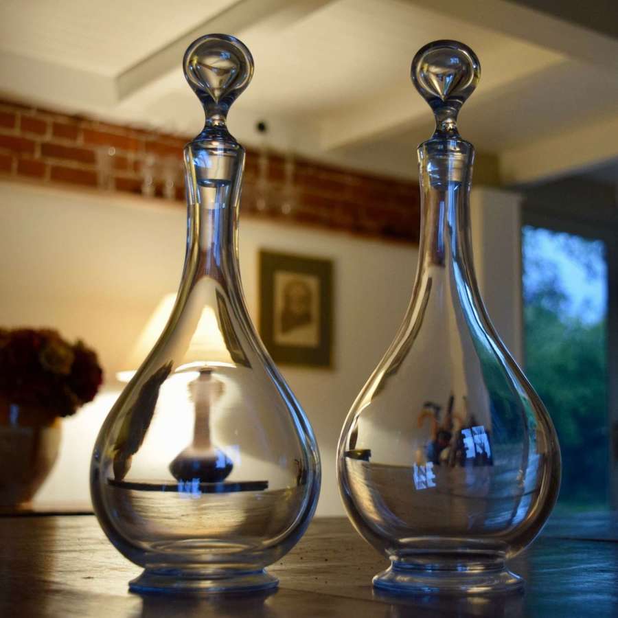 A Pair Of Baccarat Vence Decanters
