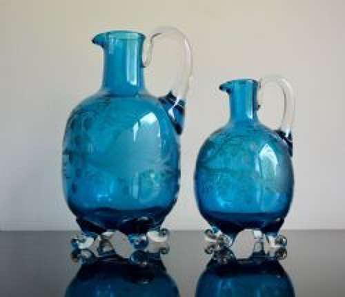 Baccarat 5 pc Boudoir Set 1920 near Museum Condition