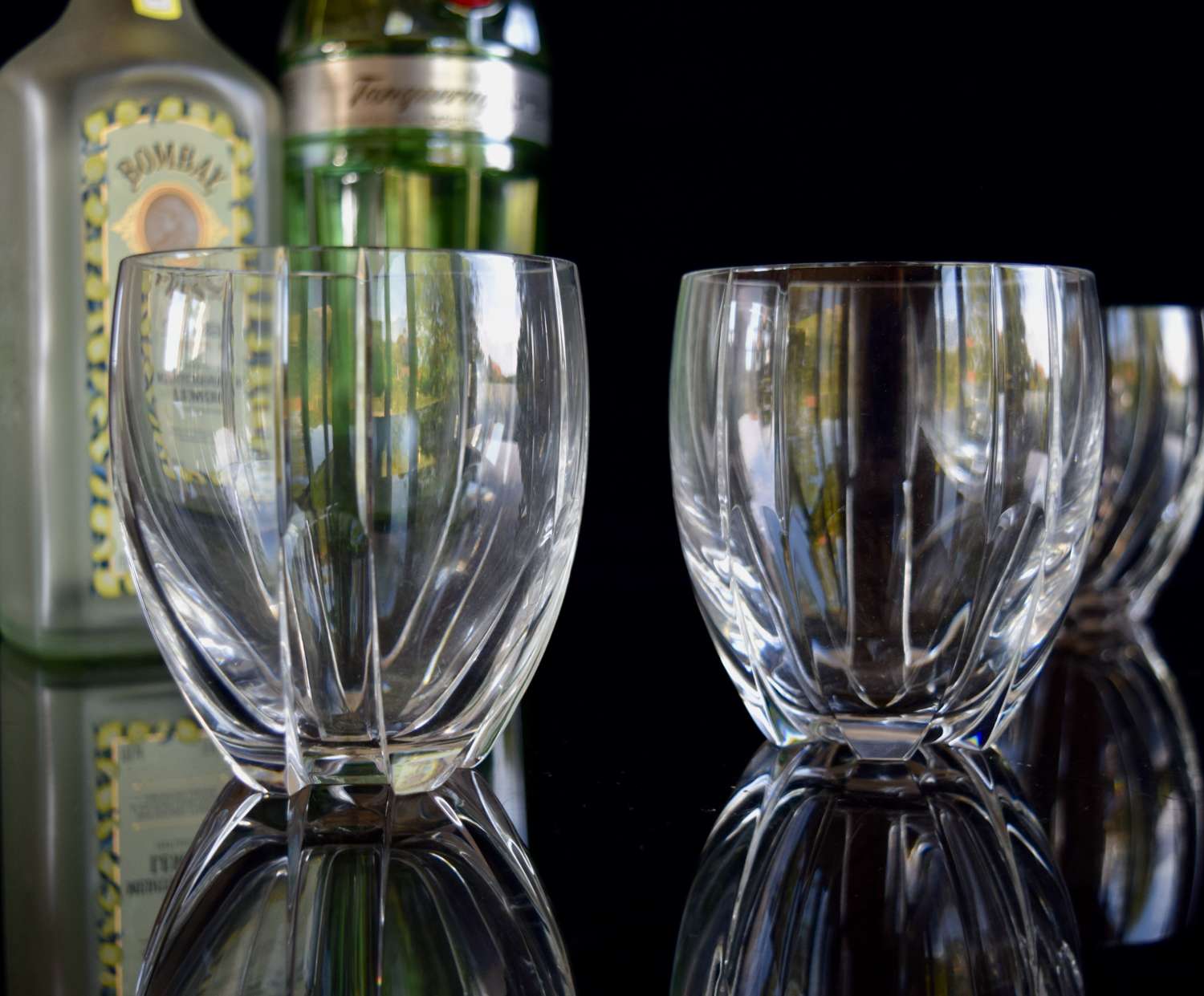 5 Baccarat Neptune Old Fashioned Tumblers