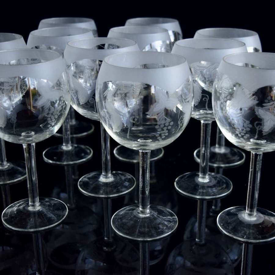 11 Gin & Tonics originally Burgundy Tasting Glasses
