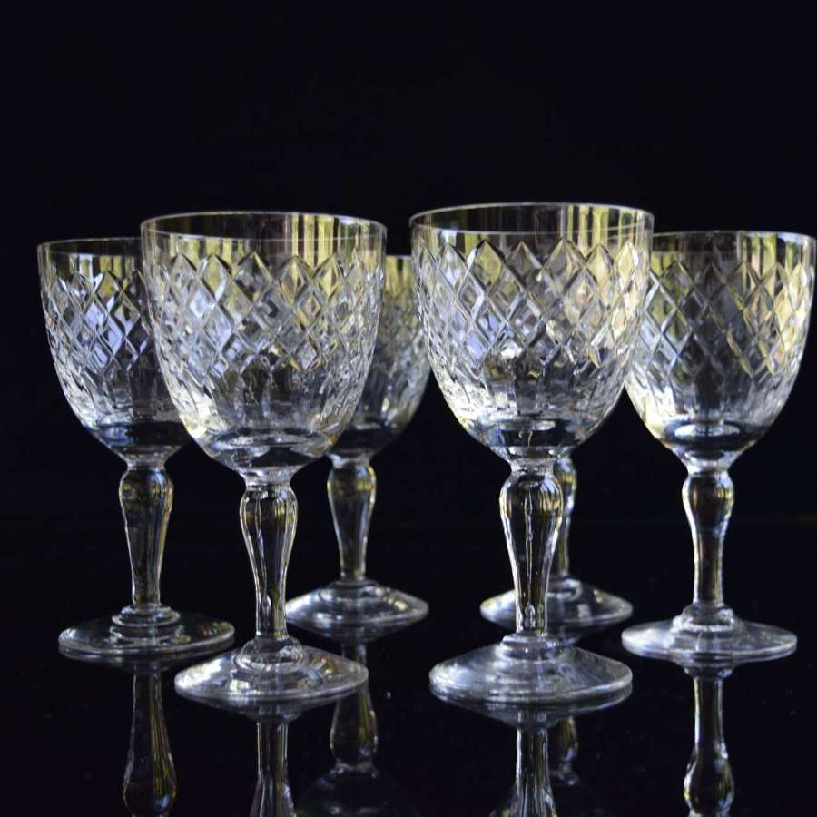6 Royal Brierley Coventry Water Glasses