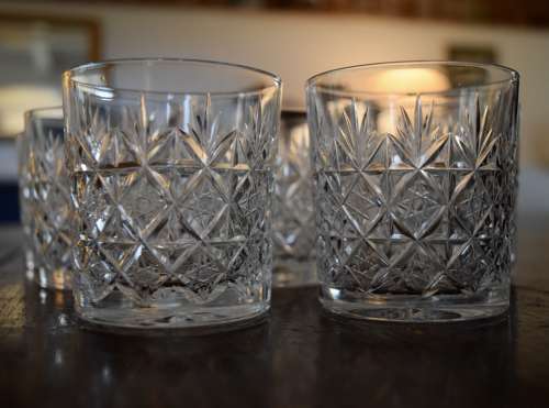 8 Thomas Webb Wellington 6 oz Tumblers