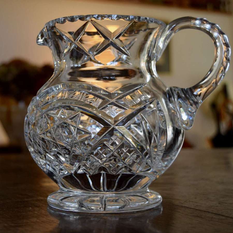Baccarat Crystal Jug c1925