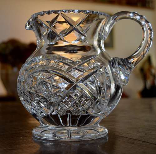 Baccarat Crystal Jug c1925
