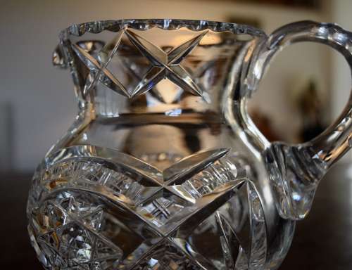 Baccarat Crystal Jug c1925