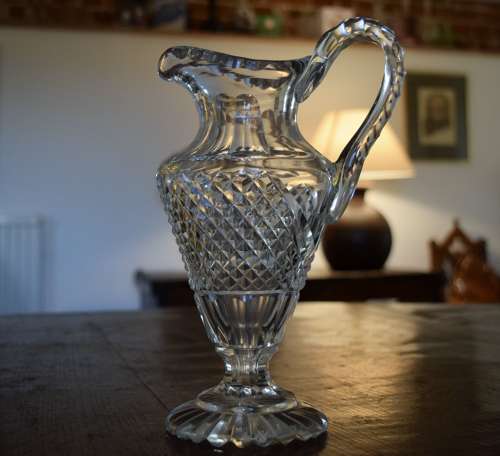 Edwardian Ewer possibly by Stevens & Williams.