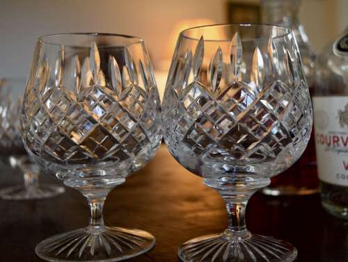 6 Brandy Glasses Edinburgh & Stuart mixed
