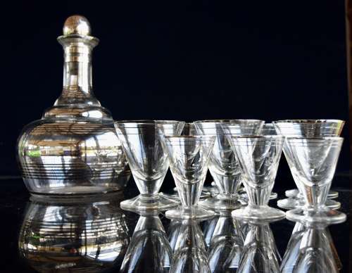 Art Deco Czechoslovakian Cocktail Set