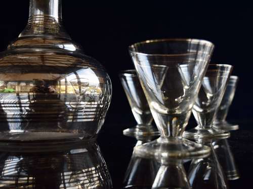 Art Deco Czechoslovakian Cocktail Set