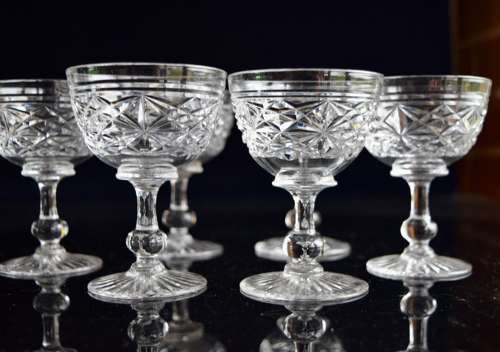 6 Champagne Cocktails Tudor Crystal