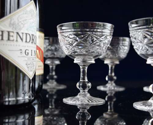 6 Champagne Cocktails Tudor Crystal