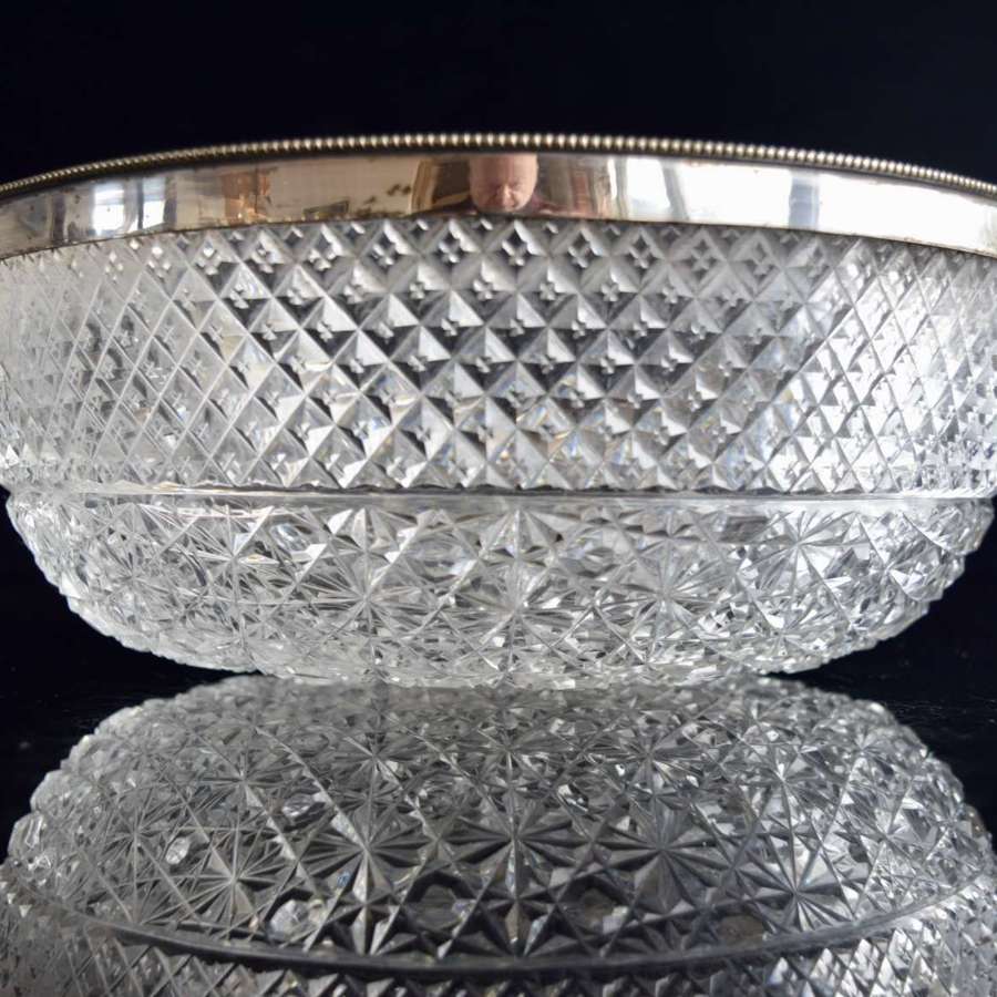 Silver plated Fruit Bowl Stourbridge c1925