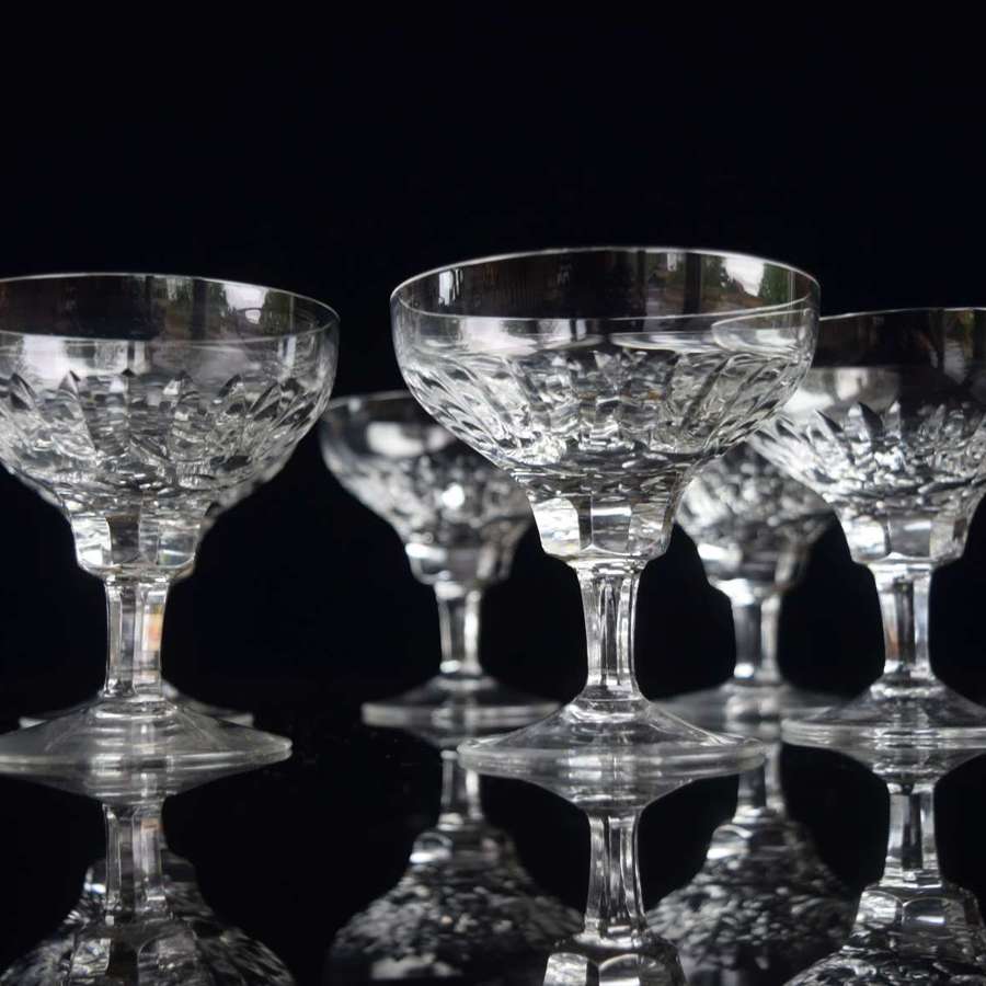 6 Champagne Cocktail glasses c1930