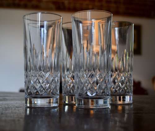 5 Edinburgh Appin Hi Ball Cocktail Glasses