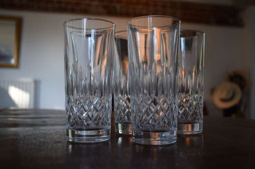 5 Edinburgh Appin Hi Ball Cocktail Glasses