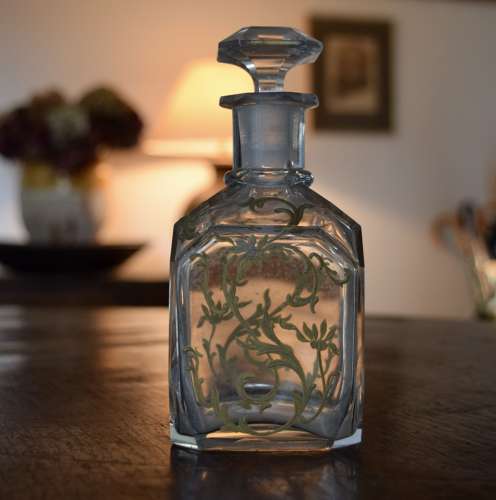 Small Gilded Decanter 19th Century France