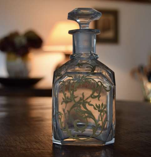 Small Gilded Decanter 19th Century France