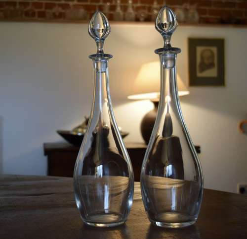 2 Baccarat Dom Perignon Wine Decanters