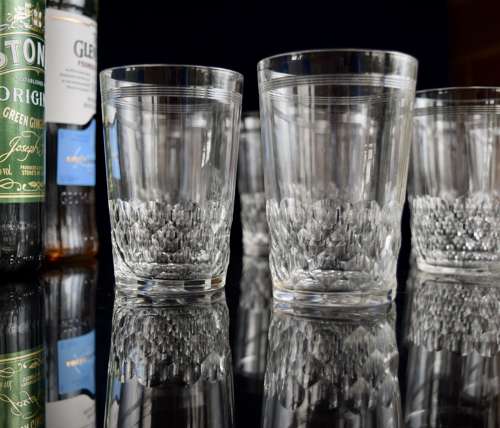 10 Baccarat Ecailles et Filet 3 1/4