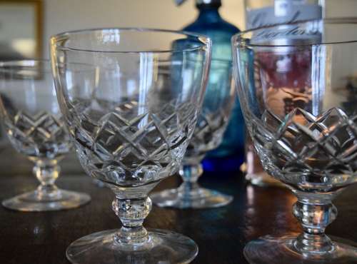 5 Stuart Crystal Gin & Tonic Glasses 