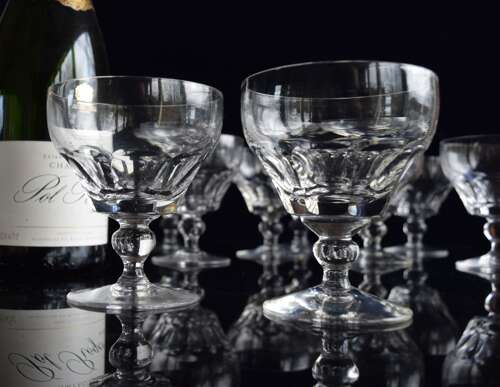 9 Stuart Crystal Dorset Champagne Glasses