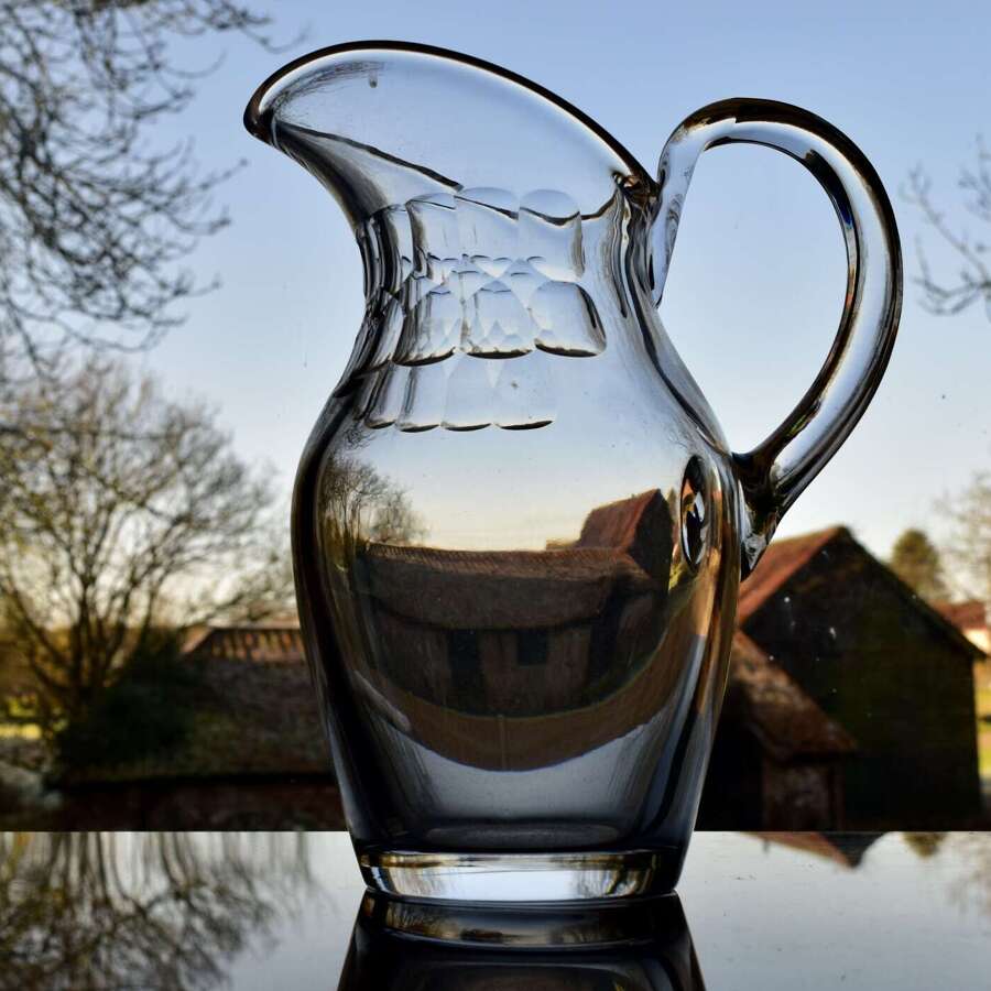 St Louis Crystal Caton Pitcher signed