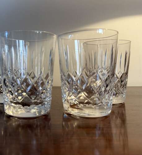 4 Stuart Crystal Tall Tumblers