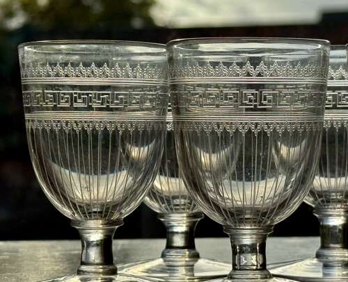 Edwardian Lemonade and Port Glass Set