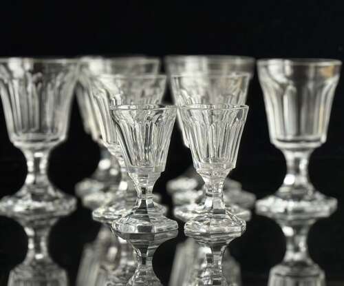 16 Val Saint Lambert Wine Port & Liqueur c1925
