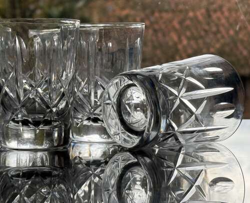 6 Stevens & Williams 5oz Tumblers c1920