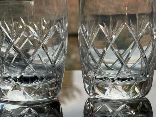 7 Whitefriars small Barrel Tumblers