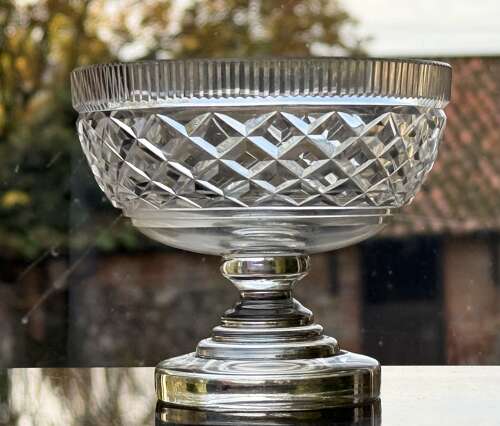 Late Victorian Small Pedestal Bowl with Stepped Foot