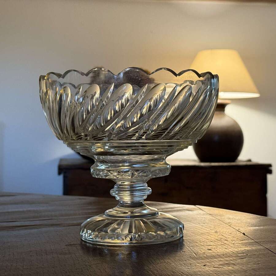Centrepiece Bowl attributed to Baccarat c 1910