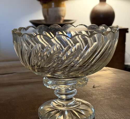 Centrepiece Bowl attributed to Baccarat c 1910
