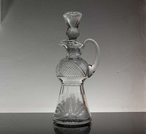 Edinburgh Crystal Thistle Claret Jug