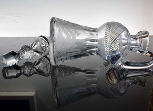 Edinburgh Crystal Thistle Claret Jug