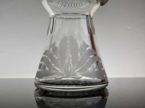 Edinburgh Crystal Thistle Claret Jug