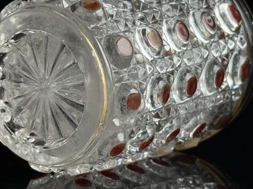 Baccarat Diamants Pierreries Ruby Water Glass c1910