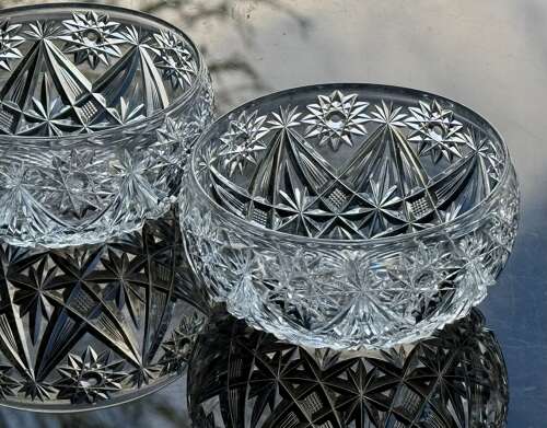 6 Baccarat Petit Four Bowls c1930