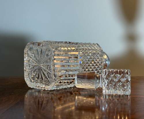 Waterford Crystal Mastercutter Square Spirit Decanter
