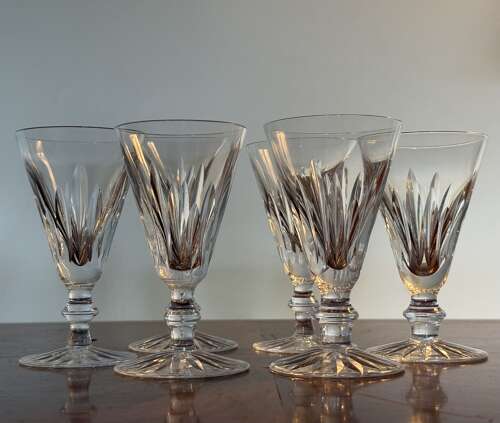 6 Waterford Crystal Eileen Sherry Glasses