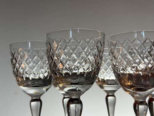 6 Royal Brierley Coventry Water Glasses 6 1/2
