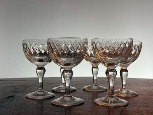6 Royal Brierley Coventry Champagne Cocktail Glasses